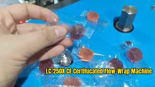 CE Sertifikalı LC-250X Sakızlı Şeker / QQ Şeker / QQ Sakızlı / Çiğnenebilir Şeker Yatay Akışlı Sarma Makinesi