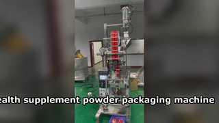 Ganoderma Spor Tozu Paketleme Makinesi | Vakum Besleyicili 2g 3 Yan Mühür Poşet Ambalajı