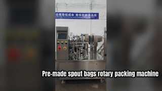 LC-300R 8 İstasyon çamaşır deterjanı ağızlı kese döner doypack Teflon mühürleyen ambalaj m