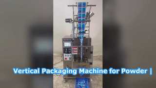 Üç Taraflı Sızdırmazlık ve Bölünmüş Kalıp ile Dikey Toz Paketleme Makinesi