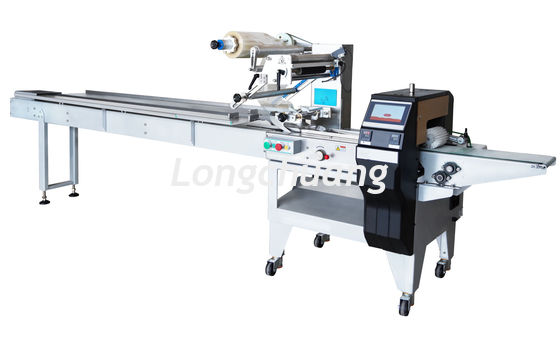 Kalite  KN95 Mask Horizontal Flow Pack Machine Disposable Tableware Pillow Pouch Machine Fabrika