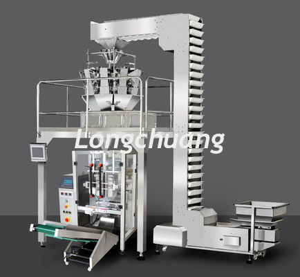 50g-1000g Pets Foods Weighing And Packaging Machine 10 head multihead weigher Vertical Form Fill Seal Packing Machine