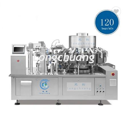 Zipper Stand Up Pouch Doypack Paketleme Makinesi 250g Kahve Tozu Otomatik Paketleme Makinesi